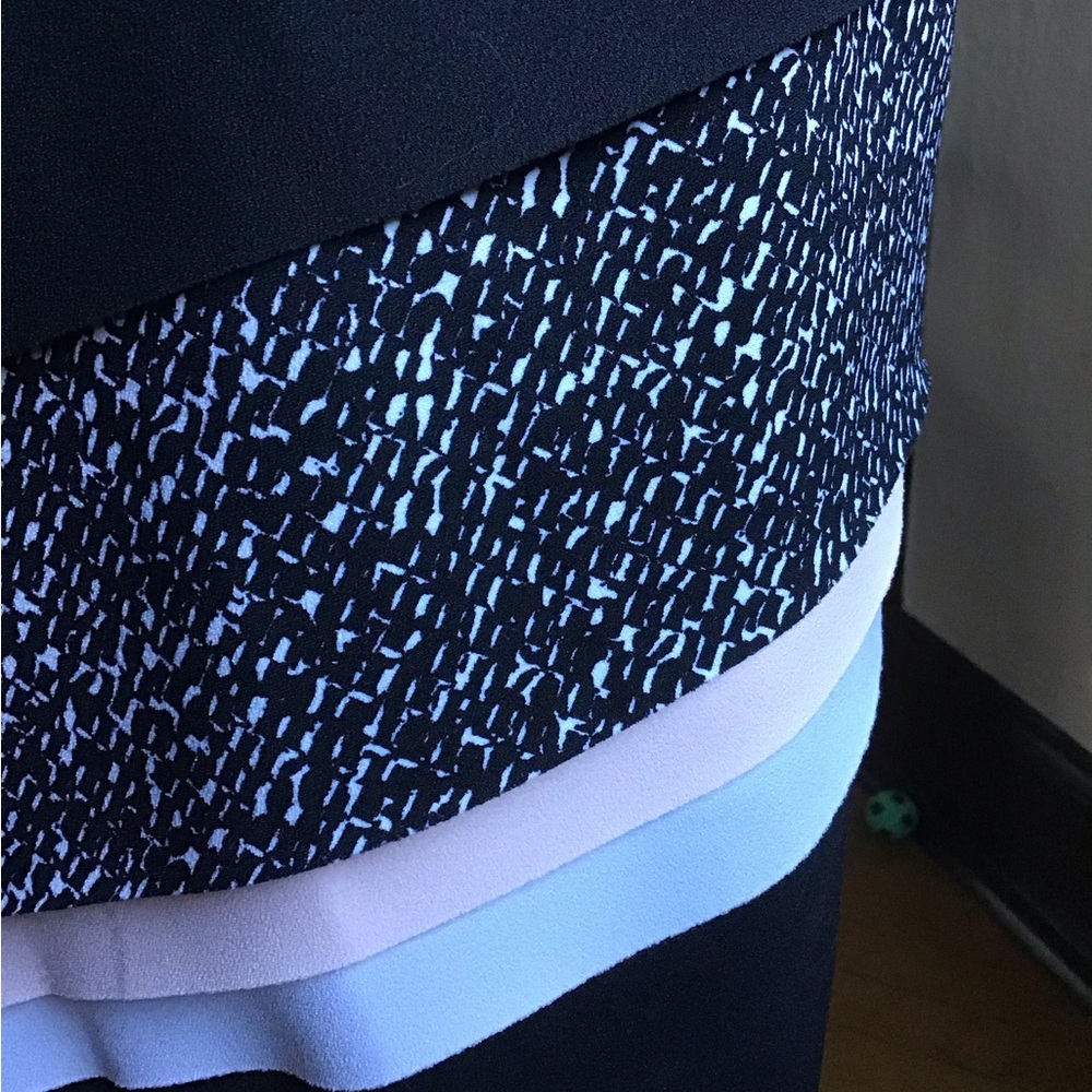 WHBM Tiered Colorblock Pencil Skirt NWT - Picture 7 of 8